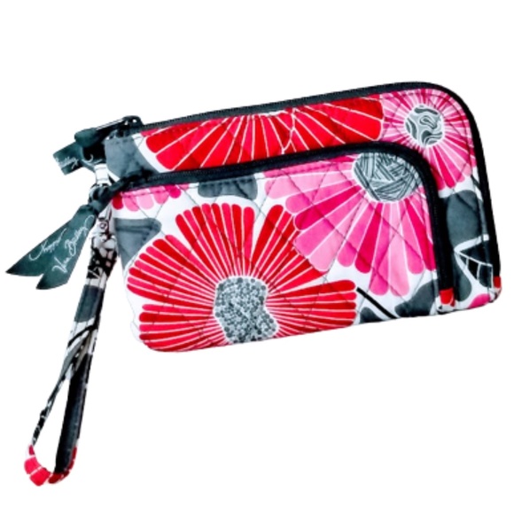 Vera Bradley Pink/Gray Clutch NWOT 🎉2X Host Pick🎉 - Picture 6 of 10